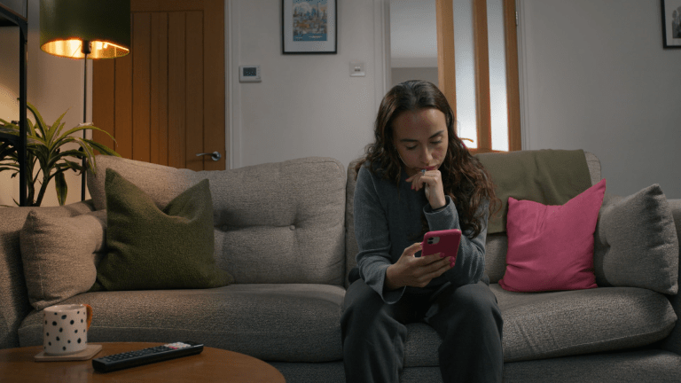 A still from the new campaign video by Epilepsy Action